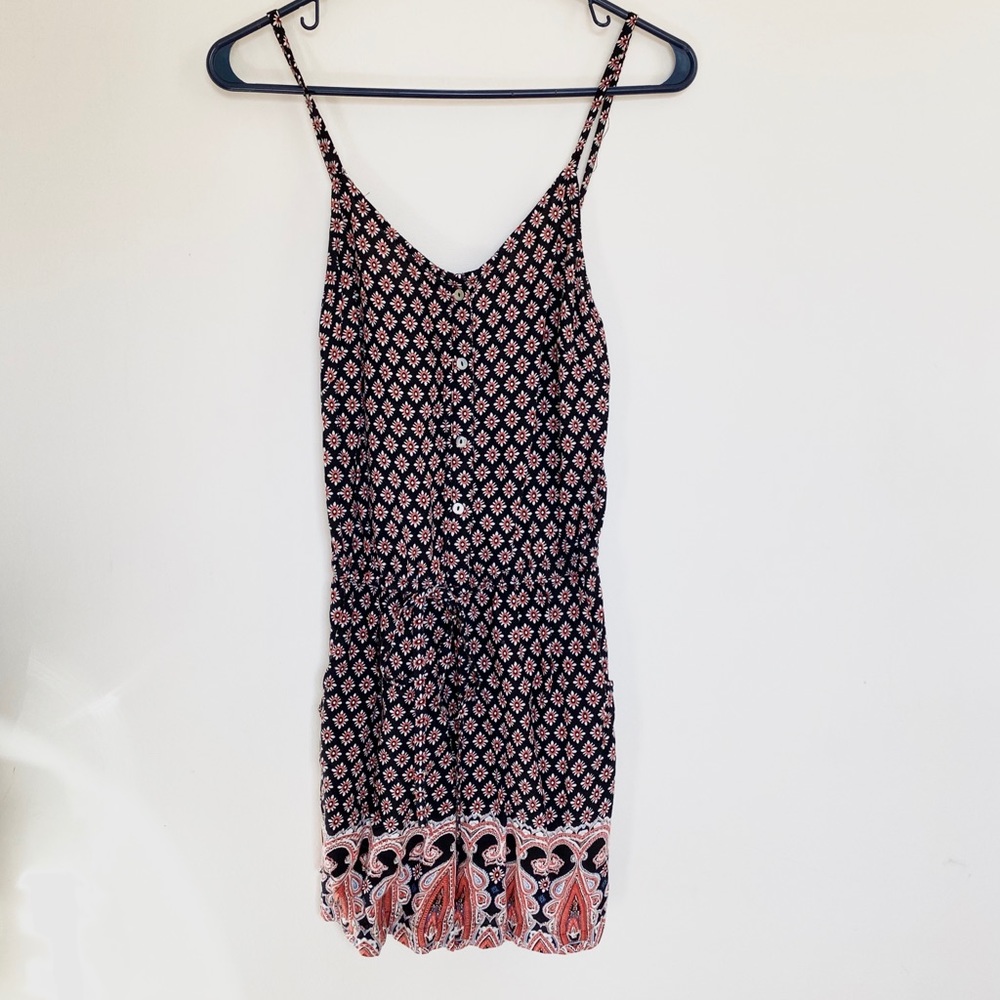 Ultra Pink Floral Romper